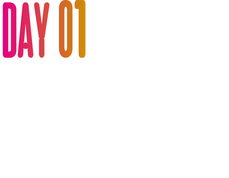 DAY 01 出演アーティスト　2025.03.08(土)　OPEN 15:00 START 16:00